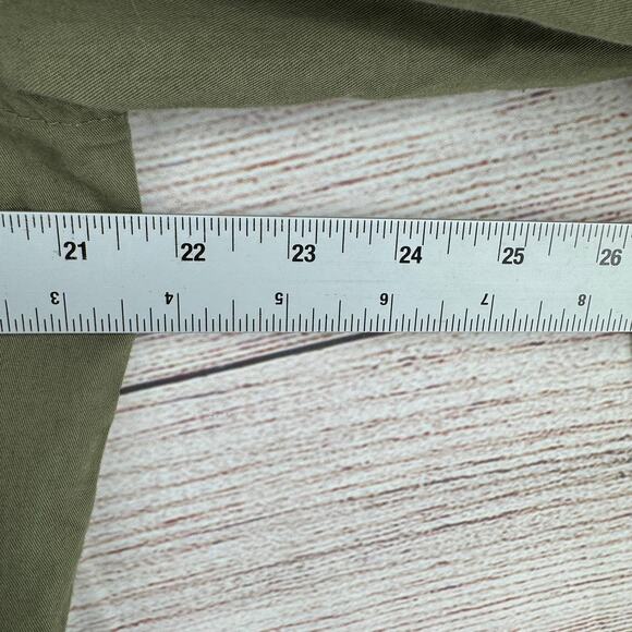 Ms. Marvel Her Universe Anorak Patch Military Hooded jacket Womens Large Green - Picture 10 of 11